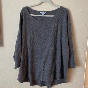 Boutique JCP Grey Dolman Sleeve Sweater 3X